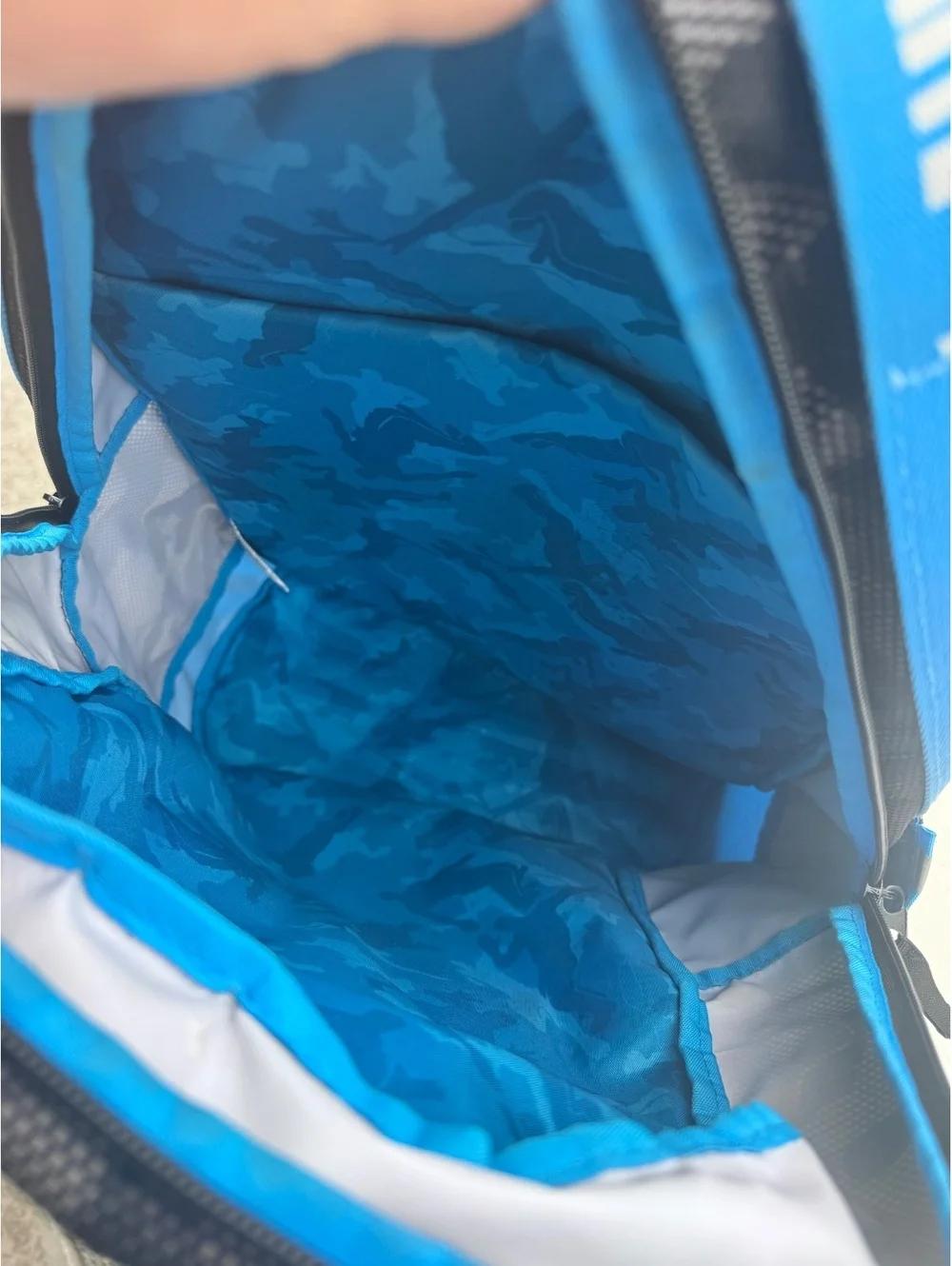 Fortnite Backpack Black Blue Gaming School Bag Llama Mesh Youth Kids